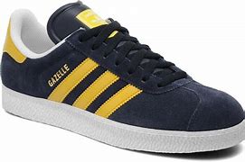 Image result for Adidas Gazelle Blue and Yellow