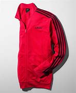 Image result for red striped adidas jacket