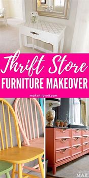 Image result for Thrift Store Furniture Makeover