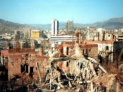 Image result for Sarajevo Bombing Bosnian War