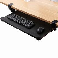 Image result for Sliding Keyboard Tray Under Desk