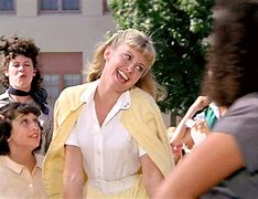Image result for Olivia Newton John in Grease Black Outfit
