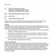 Image result for Strategy Memo Example