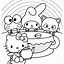 Image result for Hello My Melody Coloring Page