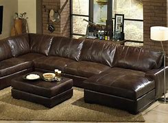 Image result for Brown Leather Couches