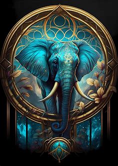 'Elephant Dreamcatcher' Poster by Latrisha Studio | Displate
