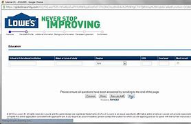 Image result for Lowe's Employment Application Online