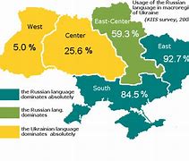 Image result for Ukrainian Language Map