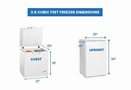 Image result for What Are the Dimensions of a 10 Cubic Foot Chest Freezer
