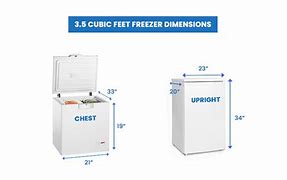 Image result for 7 vs 5 Cubic Feet Chest Freezer
