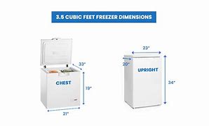 Image result for What Are the Dimensions of a 5 Cubic Foot Freezer