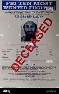 Image result for FBI Wanted Poster Bin Laden