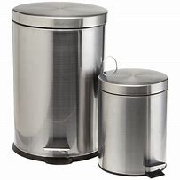 Image result for Metal Garbage Cans