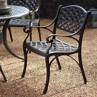 Image result for Menards Black Wrought Iron Patio Furniture