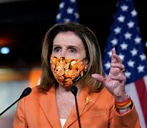 Image result for Nancy Pelosi Wearing Mask