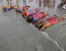 Image result for Ganges River Dead Bodies