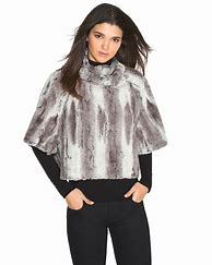 Image result for Faux Fur Half Zip Pullover