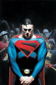 Image result for Batman Alex Ross Superman Comic