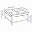 Image result for IKEA White Coffee Table with Glass
