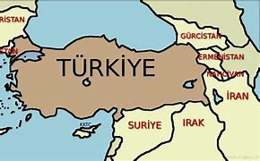 Image result for Turkiye Haritasi Ve Komsulkari