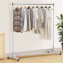 Image result for Small Clothes Rack On Wheels