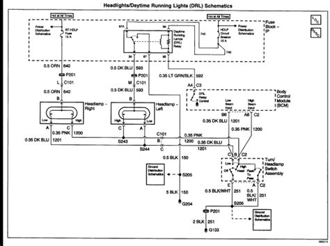 2004 Chevy Cavalier Headlight Wiring Diagram   Cars Wiring Diagram