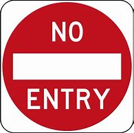 Image result for No Entry Sign Transparent