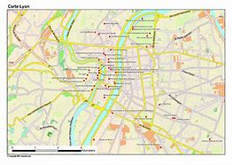 Image result for Lyon France Tourist Map