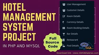 Image result for Hotel Management System Project in PHP with Source Code