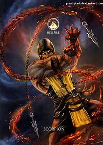 Image result for Hellfire Scorpion Mortal Kombat