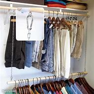 Image result for Clothes Hanger Organizer DIY