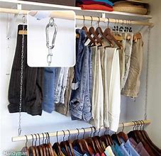 Image result for Inside Closet Hangers