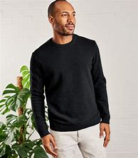 Image result for black crewneck sweater men