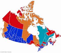 Image result for Canada Federal Election Map Current