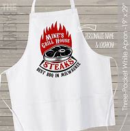 Image result for Personalized BBQ Apron - The Grill
