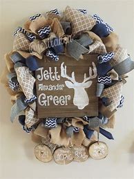 Image result for Baby Boy Wreath Door Hanger