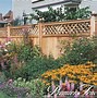 Image result for Wood Privacy Fence with Lattice