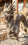 Image result for Chinese Green Dragon Statue