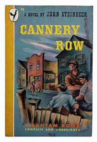 Image result for Cannery Row Book Cover