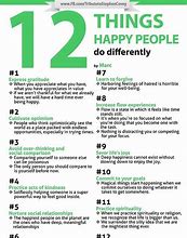 Image result for 12 Things Happy People Do
