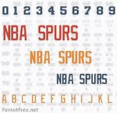 Image result for San Antonio Spurs Font