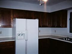 Image result for Black Matte Refrigerator in Kitchen