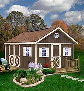 Image result for Best Barns 16-Ft X 32-Ft Richmond Without Floor Gambrel Engineered Storage Shed | RICHMOND1632