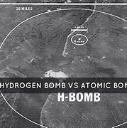 Image result for Atomic vs Nuclear Bomb