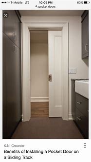 Image result for Interior Single Bathroom Pocket Door