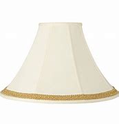 Image result for Bell Shade With Gold With Ivory Trim 7X20x13.75 (Spider)