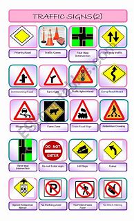 Image result for Free Printable Traffic Signs Worksheets