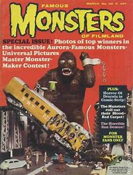 Image result for Famous Monsters Magazine Covers