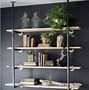 Image result for Wood Desk with Storage and Shelves