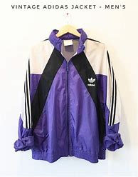 Image result for 90s Old School Adidas Jacket Purple